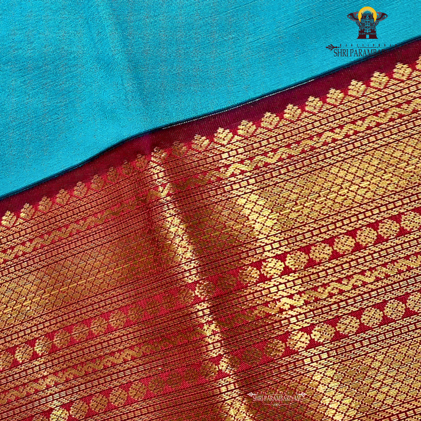 Peacock Green / Teal Green Saree