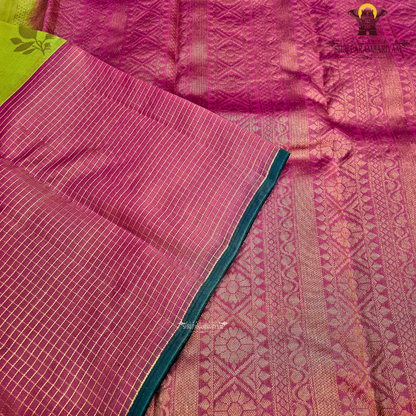 Parrot green / olive green Saree