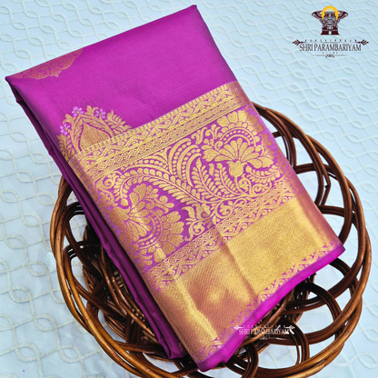 Rich royal purple Saree