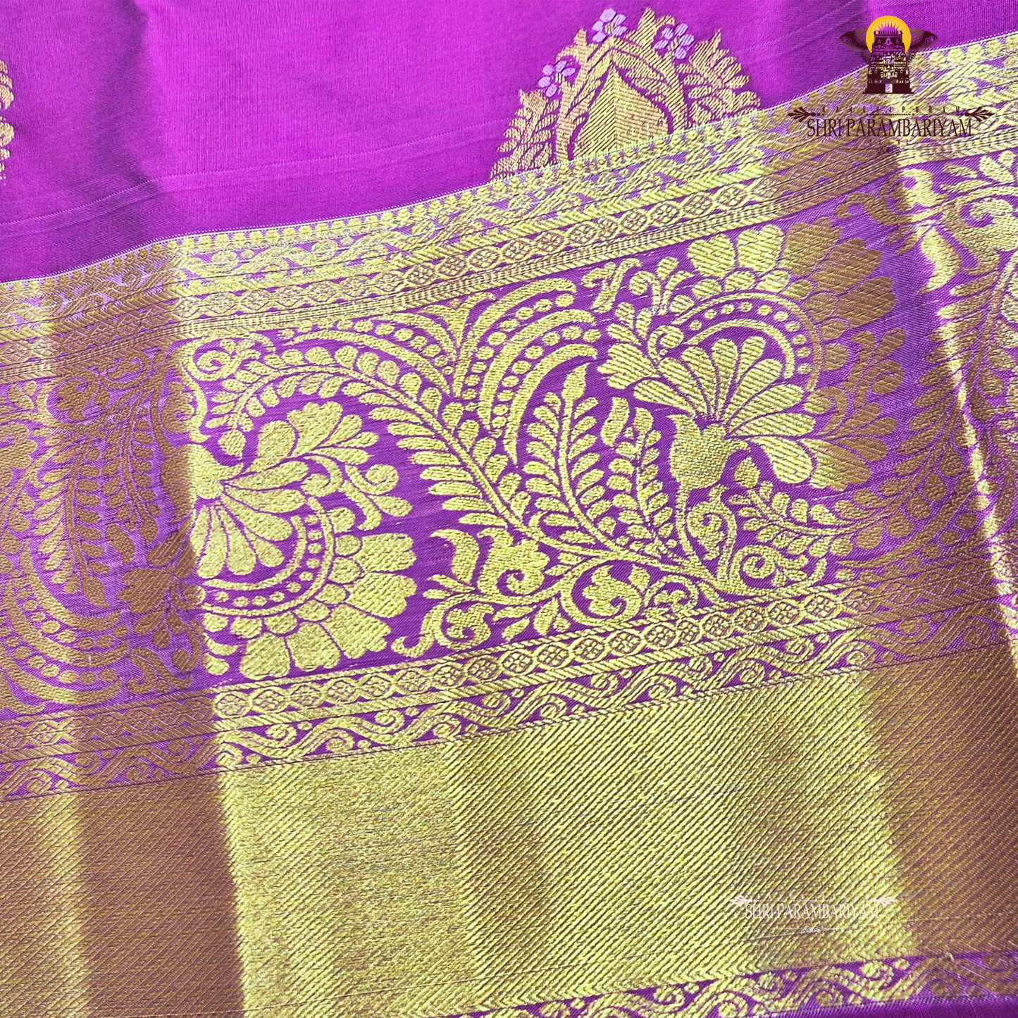 Rich royal purple Saree