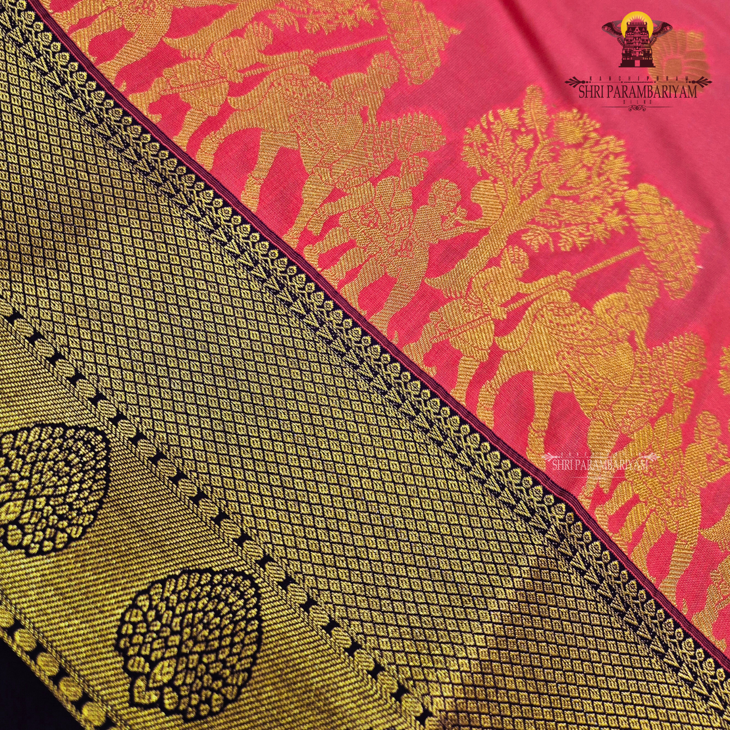 Rich rani pink Saree