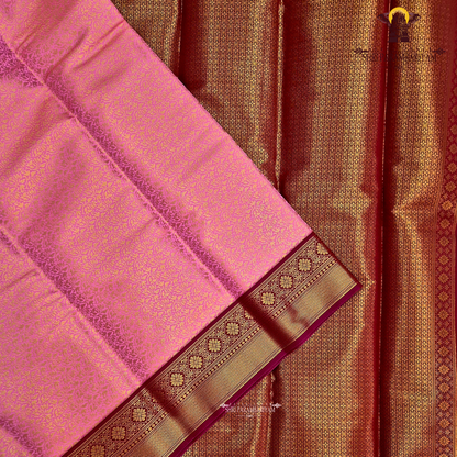 Bright Rani Pink Saree