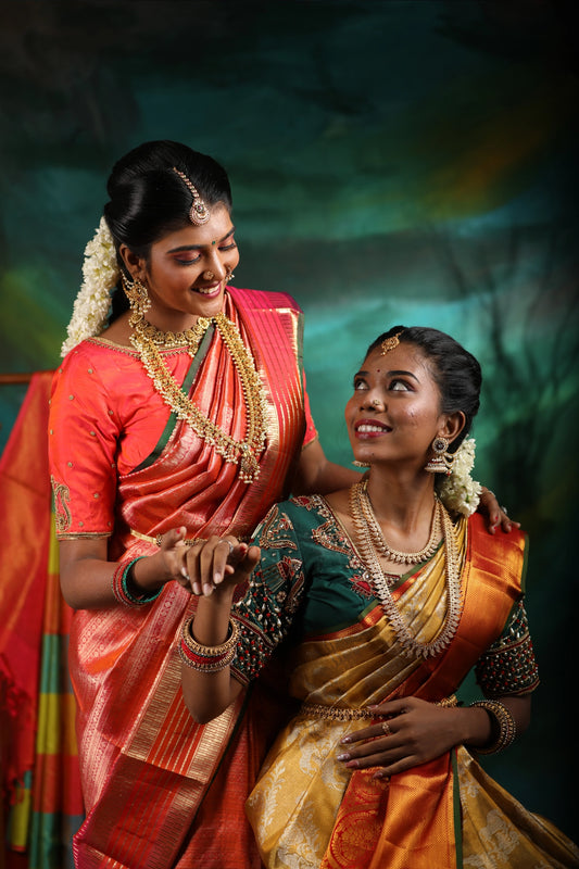 Traditional South Indian Bridal Ensemble