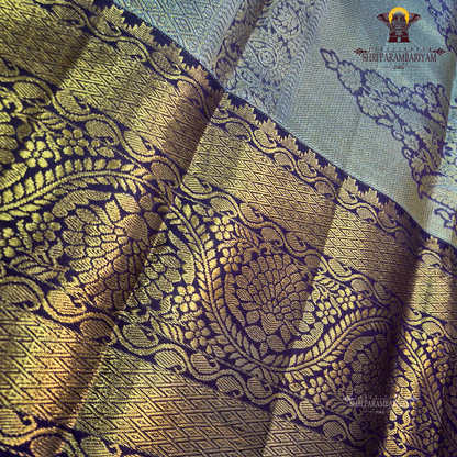 Elegant champagne beige Tissue Saree