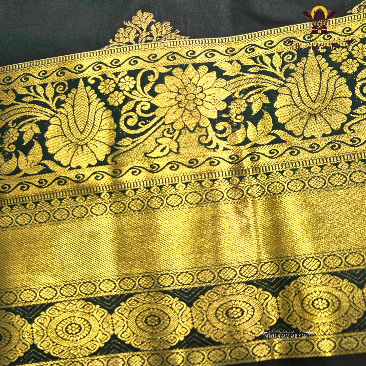 Classic dark coffee brown / deep chocolate brown Saree