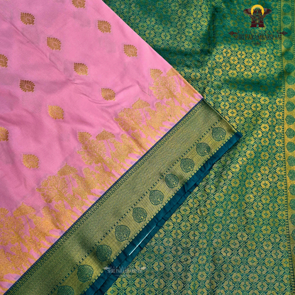 Soft rose pink Saree