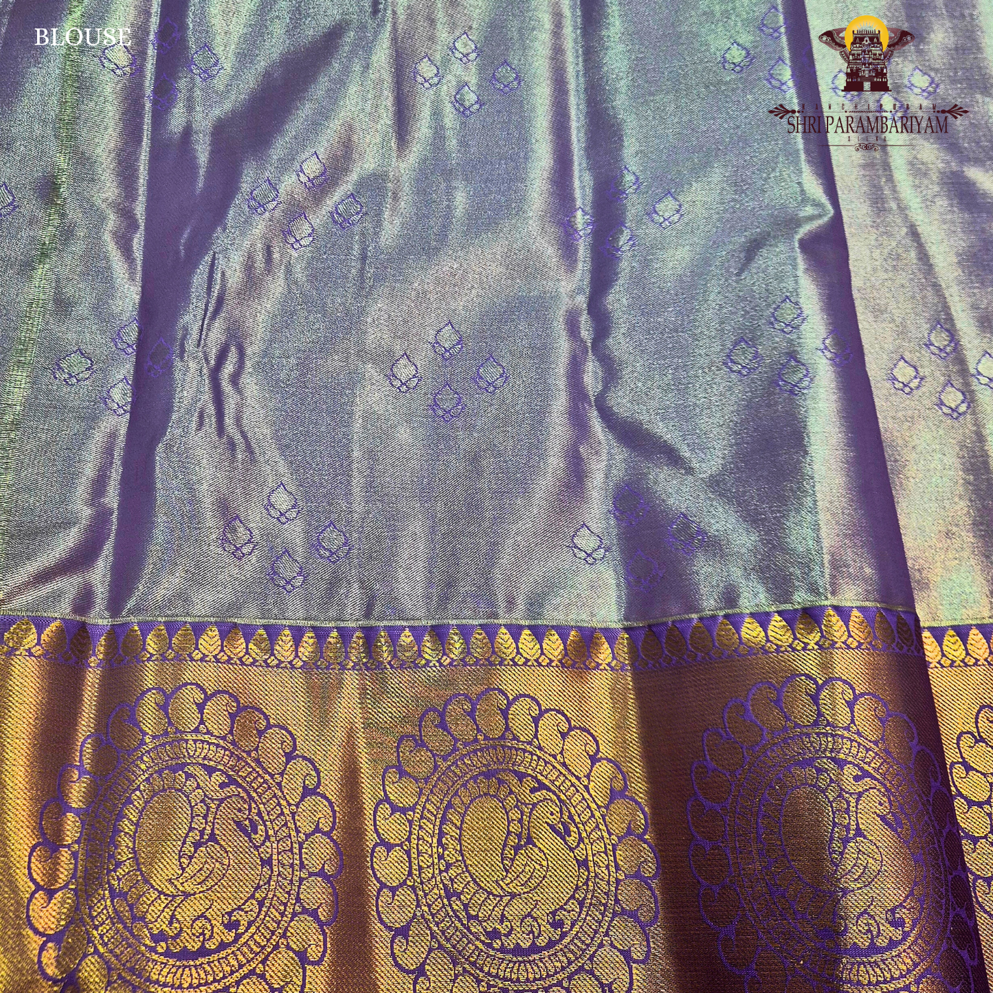 Warm rust orange Tissue Saree