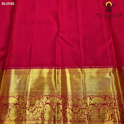 Elegant half white (off-white/ivory) body With Rich contrast red border Saree