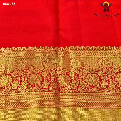 Soft pastel pink with Bright red border Saree