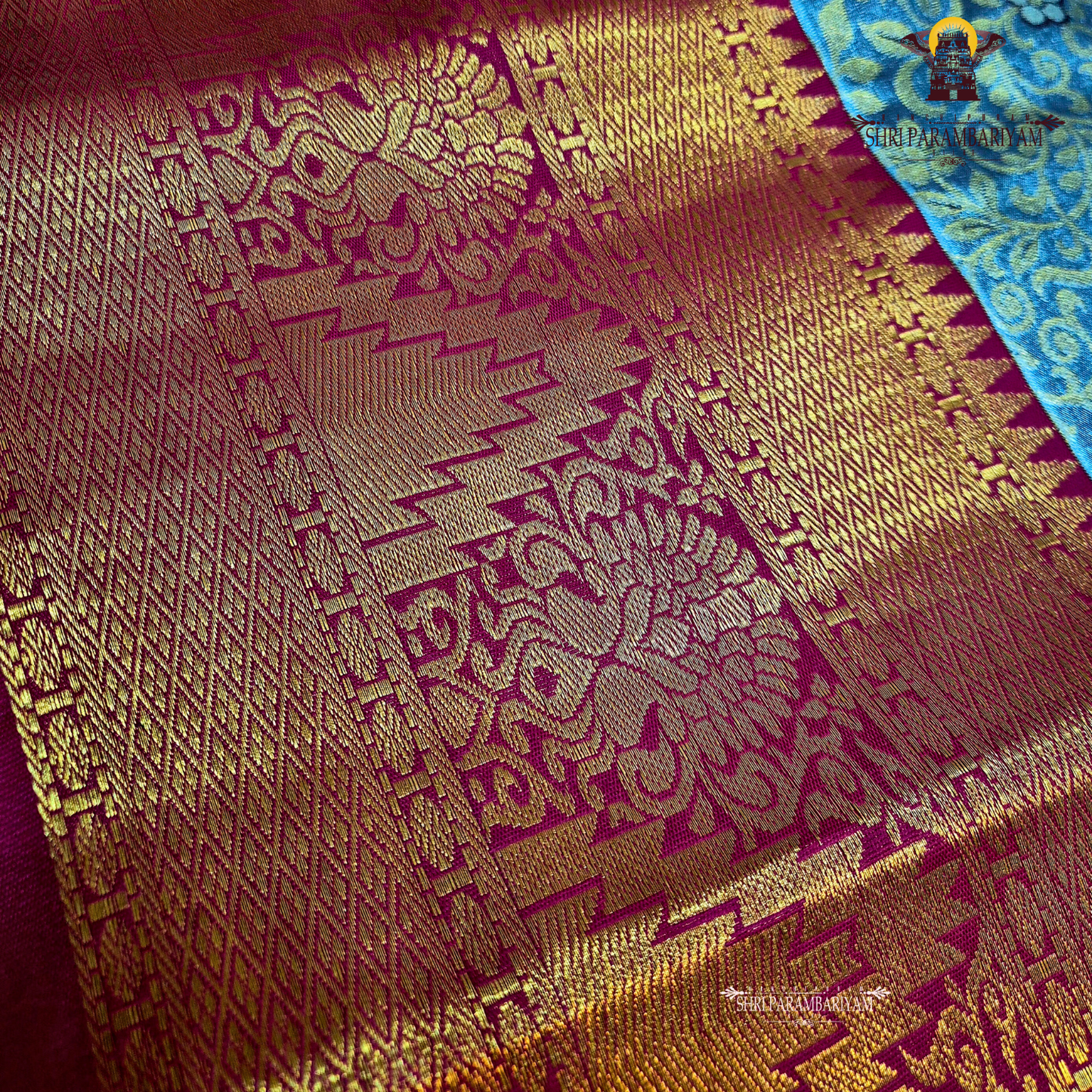 A rich charcoal grey / gunmetal grey Tissue Saree