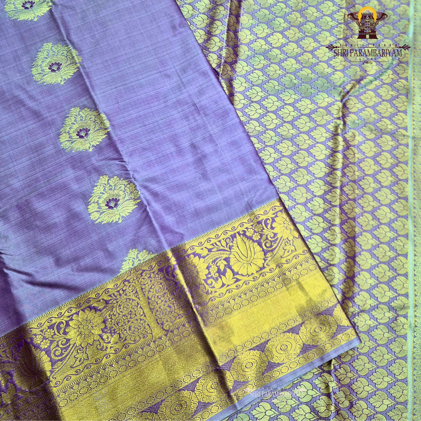 Soft lavender / pastel violet Saree