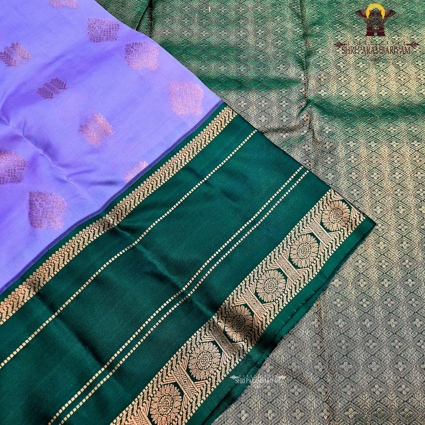 Soft lavender purple Saree