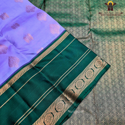 Soft lavender purple Saree
