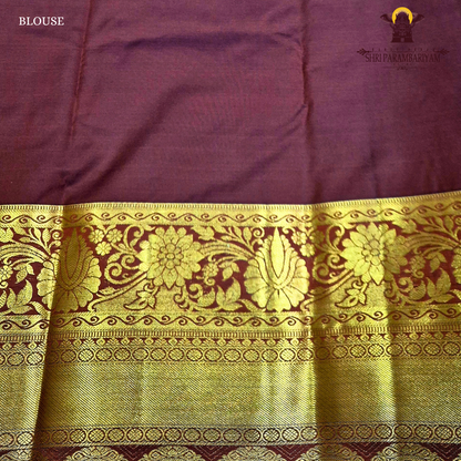 Deep Maroon / Wine Brown Saree