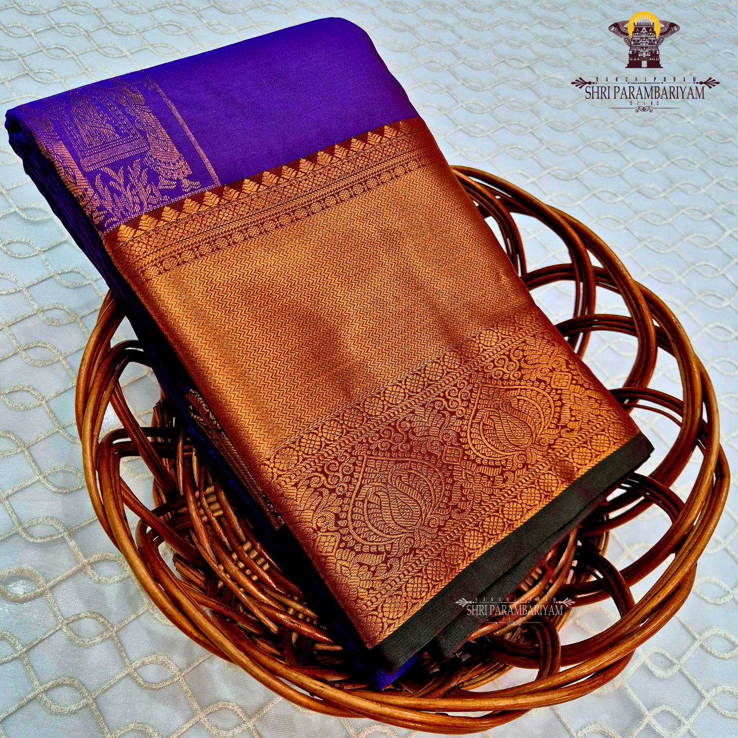 Rich royal purple Saree