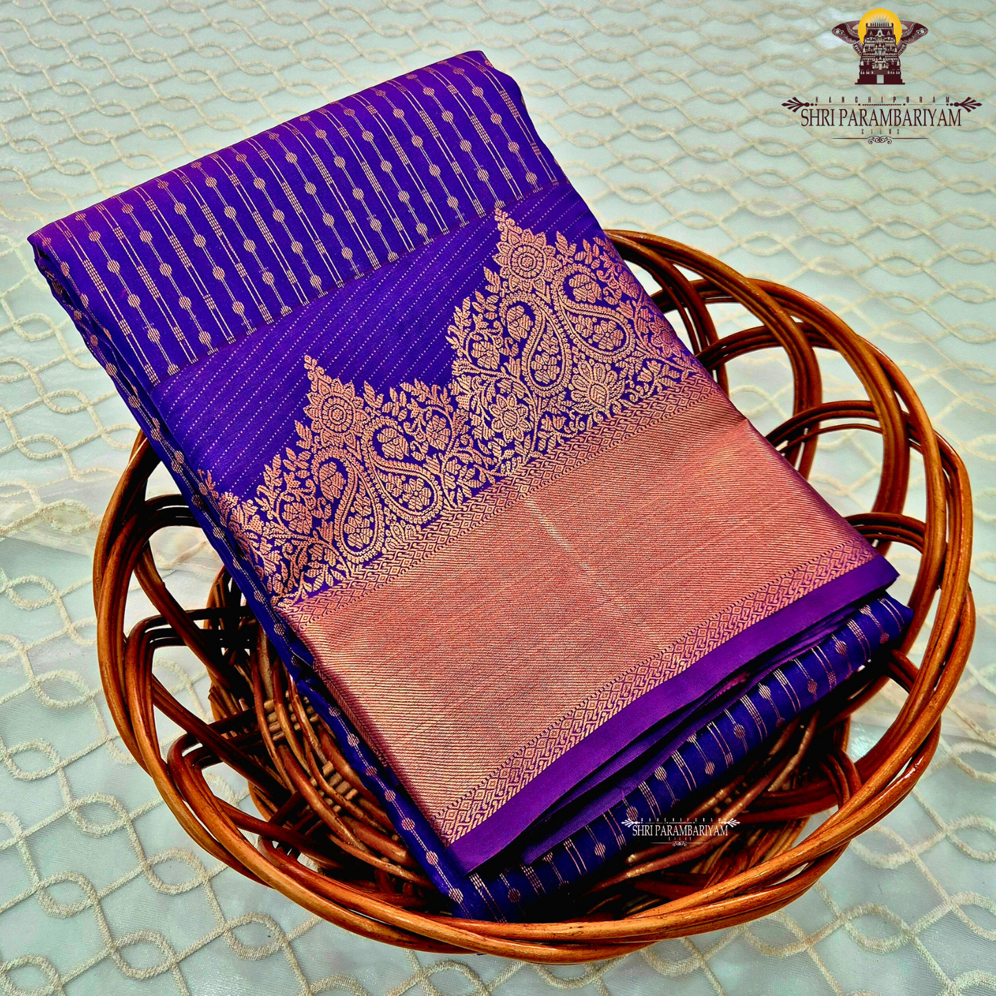 Royal Purple / Deep Violet Saree