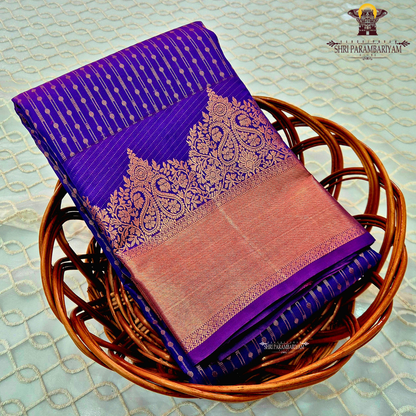 Royal Purple / Deep Violet Saree