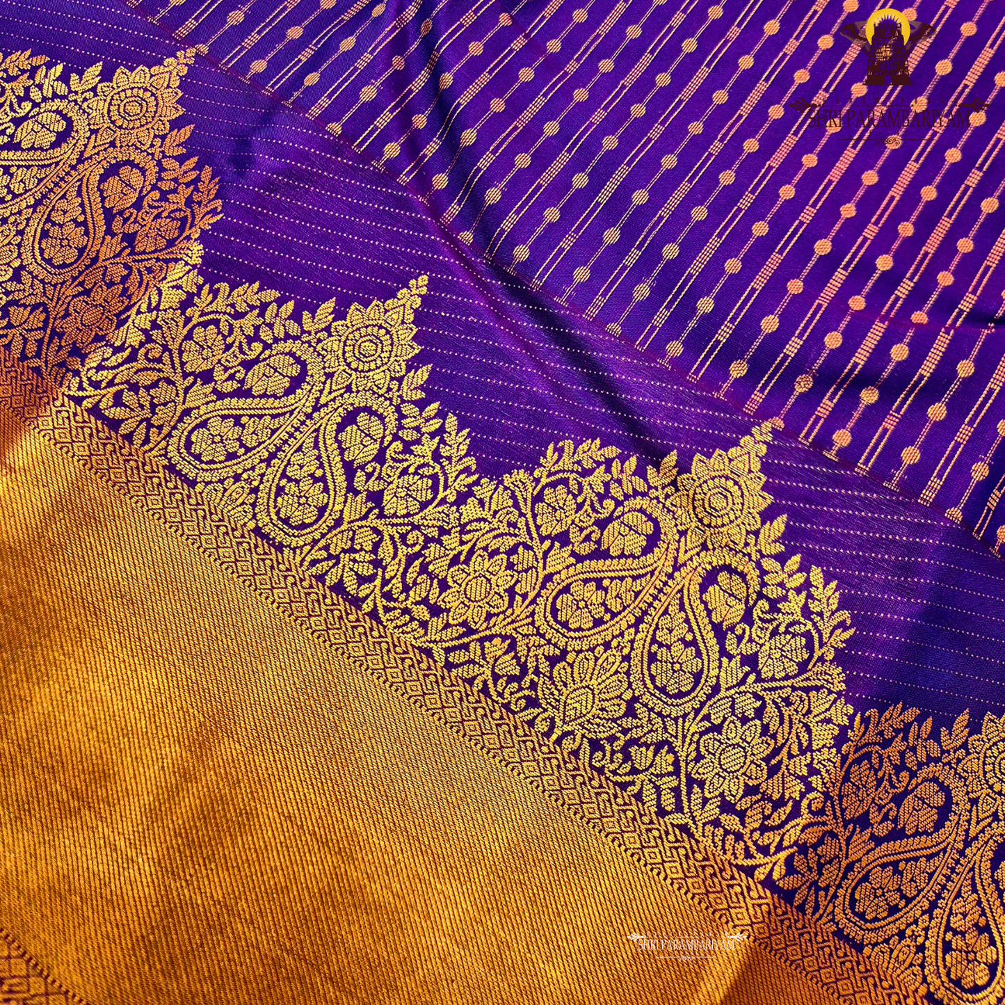 Royal Purple / Deep Violet Saree