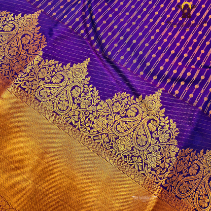 Royal Purple / Deep Violet Saree