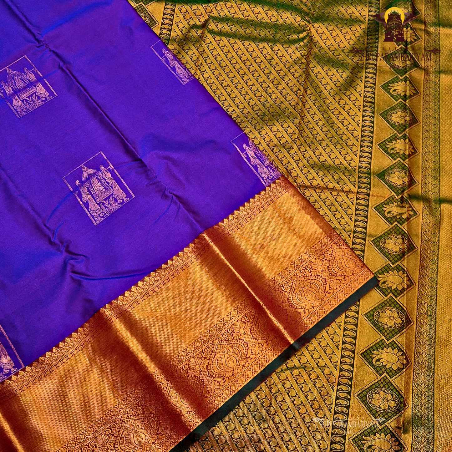 Rich royal purple Saree