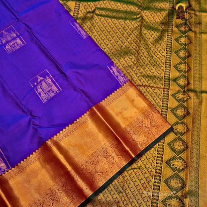 Rich royal purple Saree