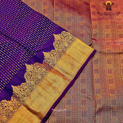 Royal Purple / Deep Violet Saree