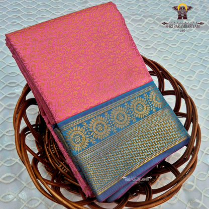 Rich rose pink / rani pink base Saree
