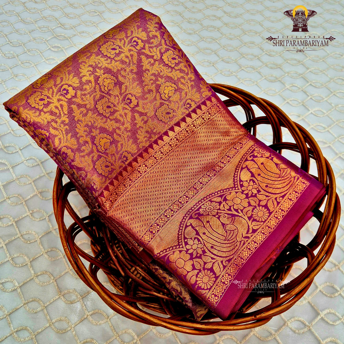 Rich wine purple Saree